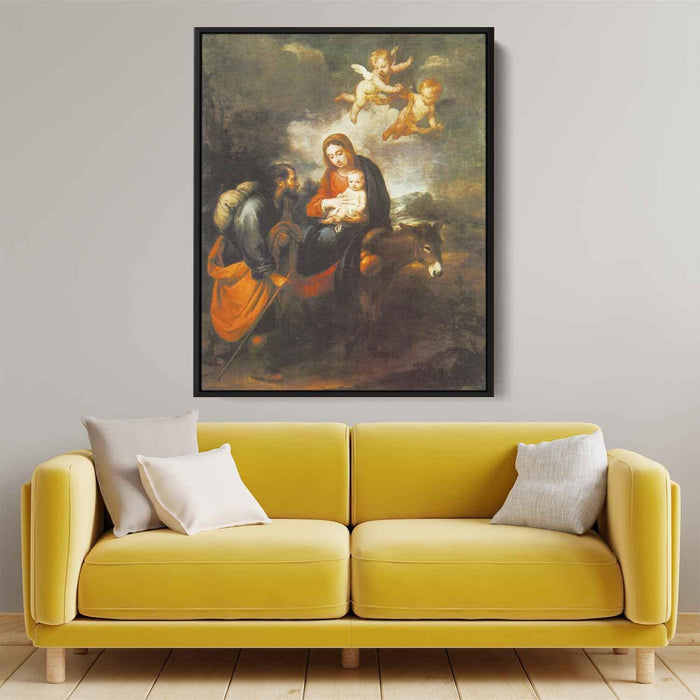 Flight into Egypt (1660) by Bartolome Esteban Murillo - Canvas Artwork