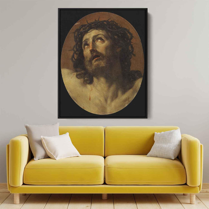 Head of Christ Crowned with Thorns (1620) by Guido Reni - Canvas Artwork