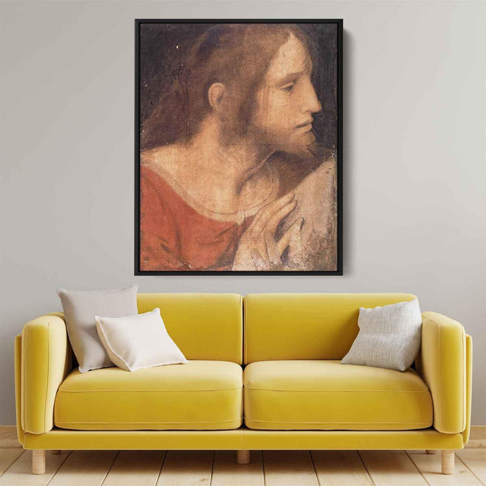Head of St. James the Less by Leonardo da Vinci - Canvas Artwork