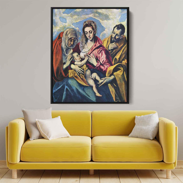 Holy Family with St. Anne (1605) by El Greco - Canvas Artwork