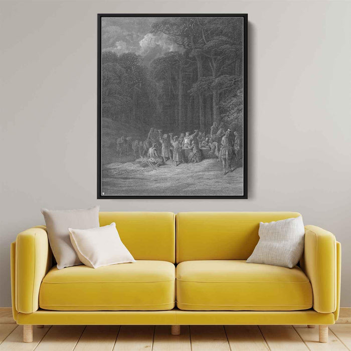 Idylls of the King by Gustave Dore - Canvas Artwork