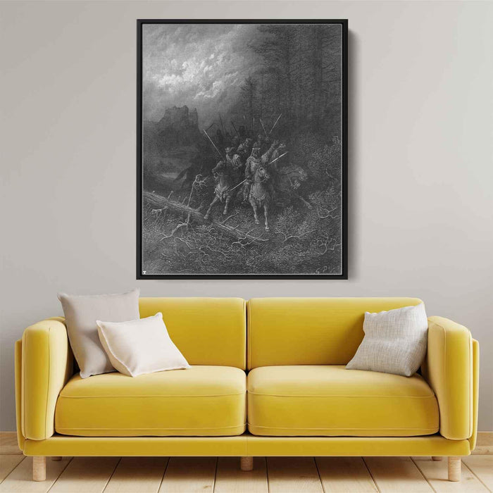 Idylls of the King by Gustave Dore - Canvas Artwork