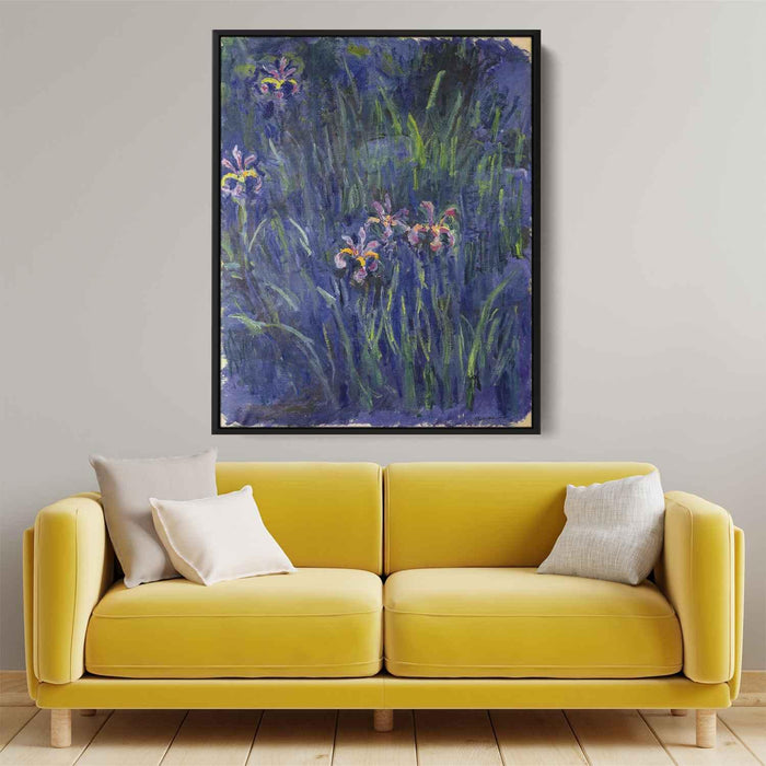 Irises 2 (1917) by Claude Monet - Canvas Artwork