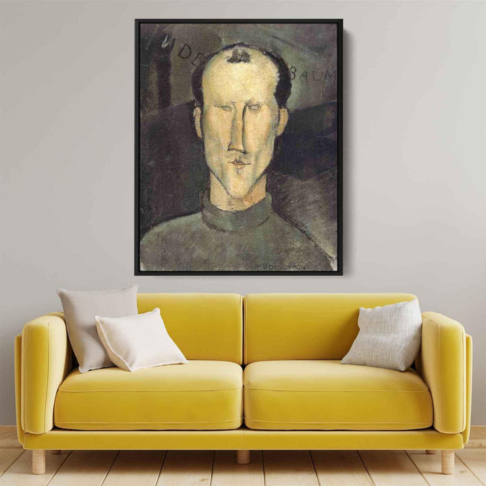 Leon Indenbaum (1915) by Amedeo Modigliani - Canvas Artwork