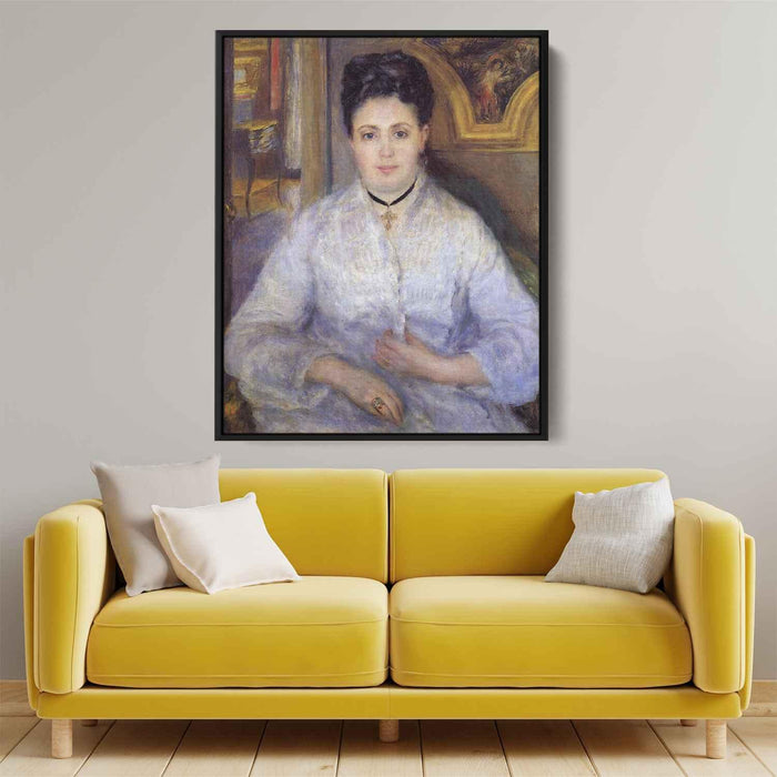 Madame Victor Chocquet (1875) by Pierre-Auguste Renoir - Canvas Artwork