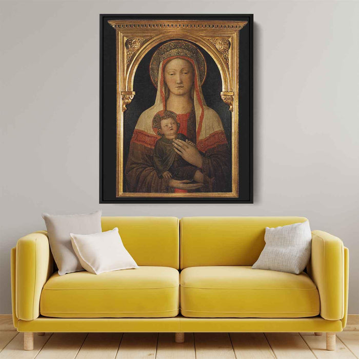 Madonna and Child (1450) by Jacopo Bellini - Canvas Artwork