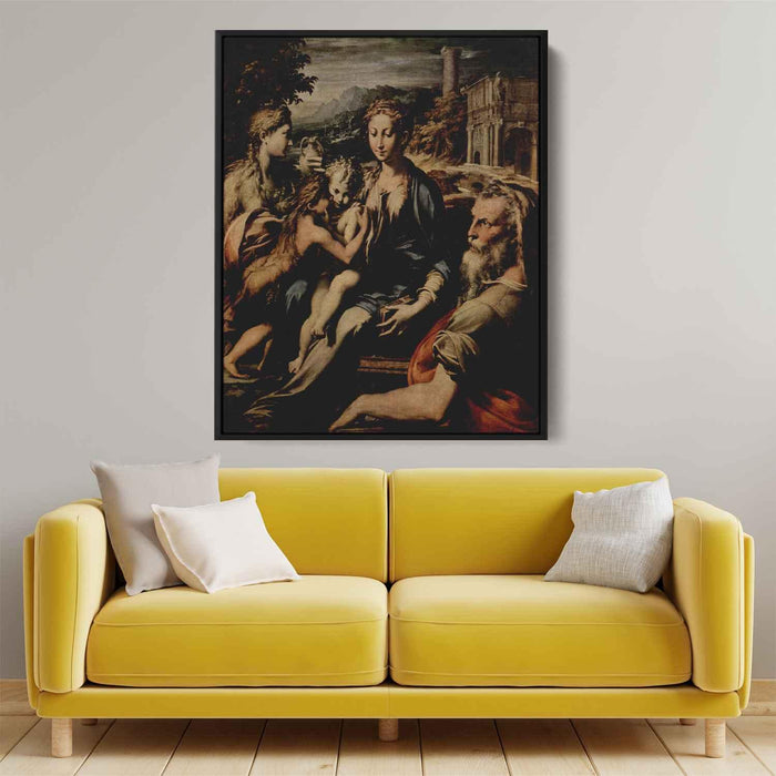 Madonna with Saint Zacharias (1530) by Parmigianino - Canvas Artwork