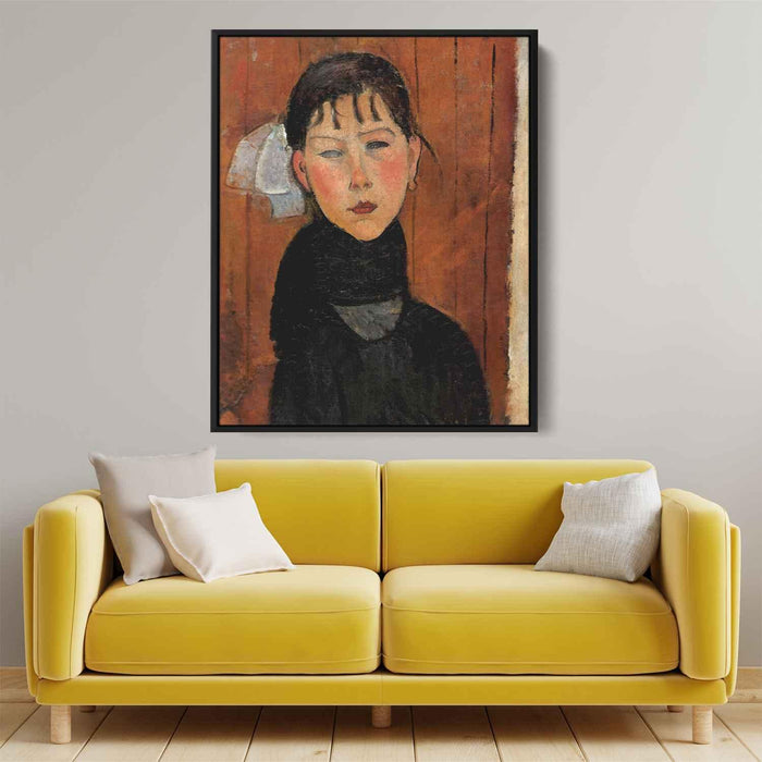 Marie, daughter of the people by Amedeo Modigliani - Canvas Artwork