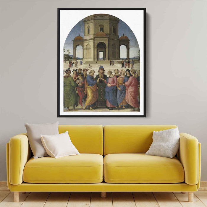 Marriage of the Virgin (1504) by Pietro Perugino - Canvas Artwork