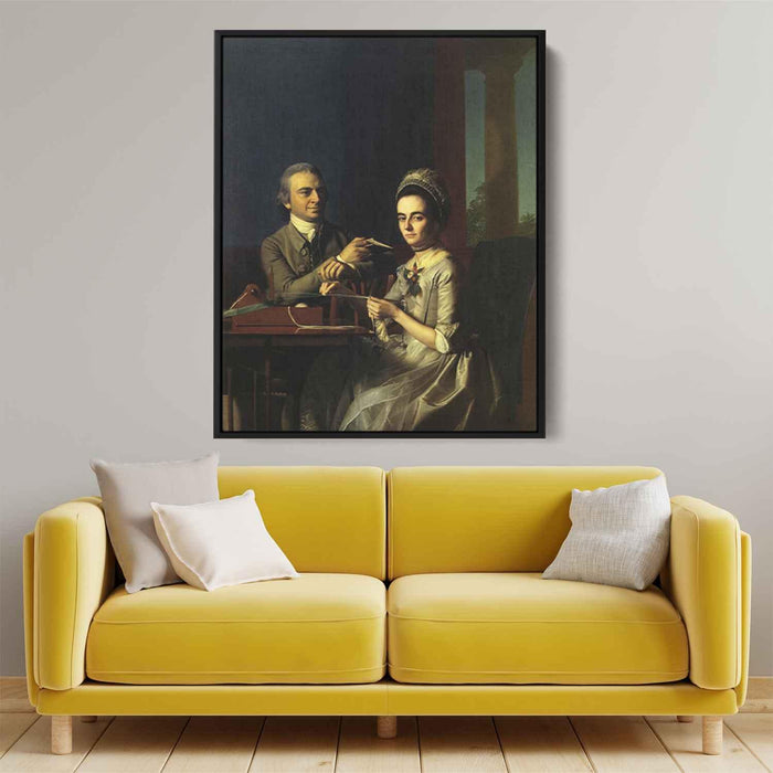 Mr.and Mrs.Thomas Mifflin (1773) by John Singleton Copley - Canvas Artwork