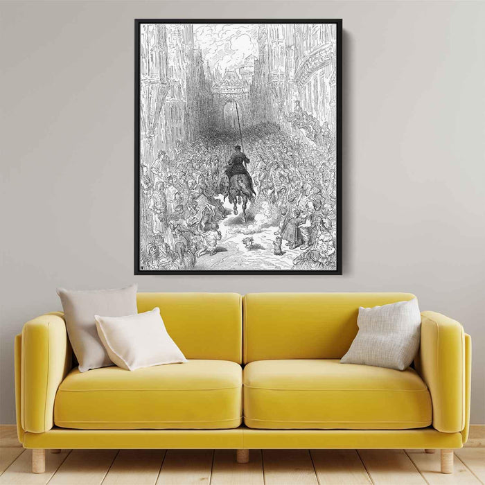 Orlando Furioso by Gustave Dore - Canvas Artwork