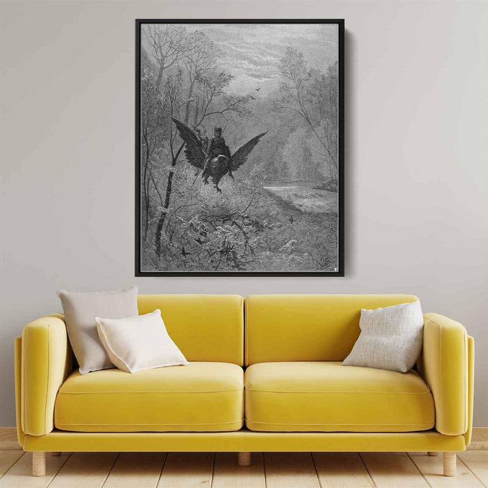 Orlando Furioso by Gustave Dore - Canvas Artwork