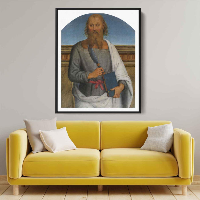 Pala di Sant Agostino (St. Bartolomeo) (1523) by Pietro Perugino - Canvas Artwork