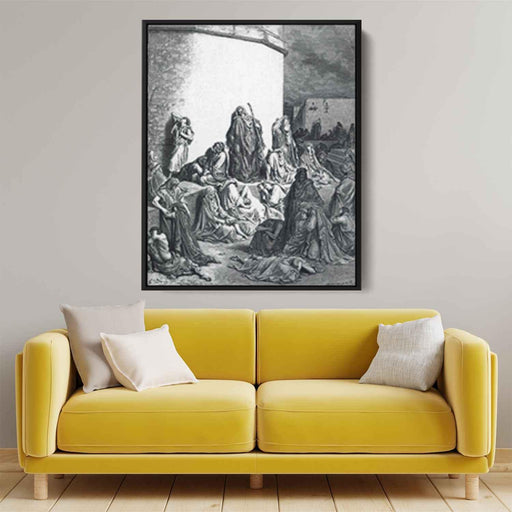 People Mourn over the Destruction of Jerusalem by Gustave Dore - Canvas Artwork