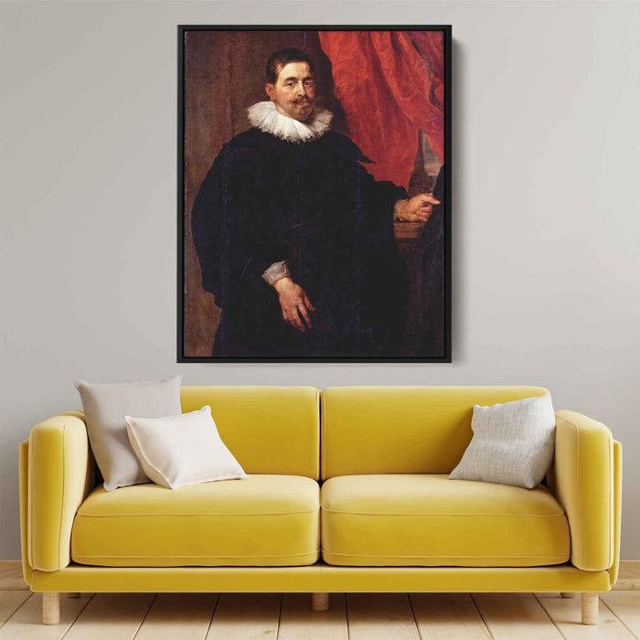 Portrait of a Man, Probably Peter Van Hecke by Peter Paul Rubens - Canvas Artwork