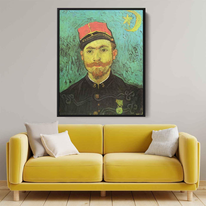 Portrait of Milliet, Second Lieutnant of the Zouaves by Vincent van Gogh - Canvas Artwork