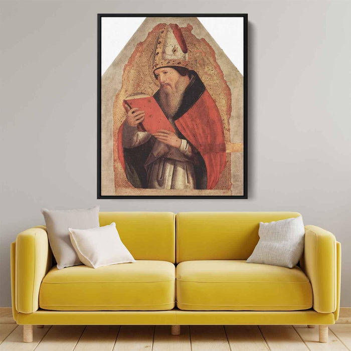 St. Augustine (1472) by Antonello da Messina - Canvas Artwork