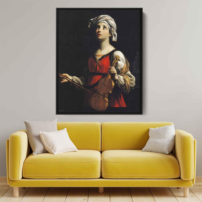 St Cecilia (1606) by Guido Reni - Canvas Artwork