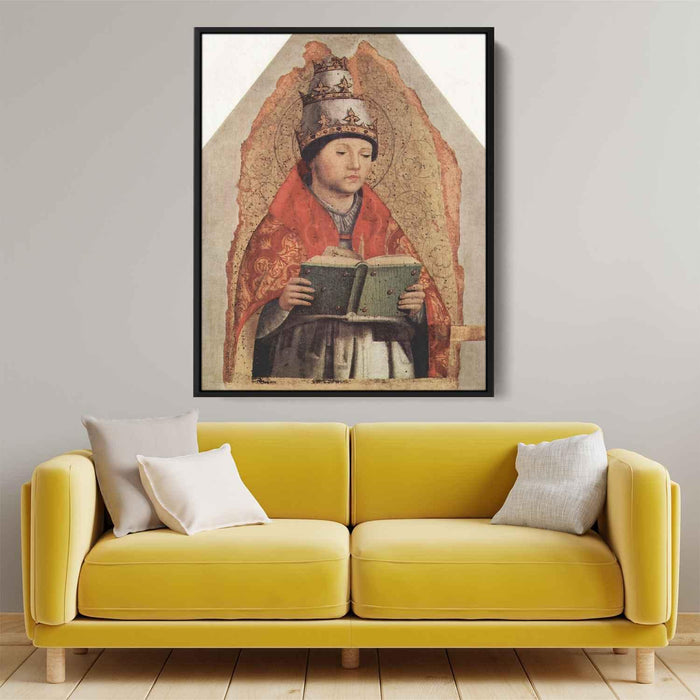 St. Gregory (1472) by Antonello da Messina - Canvas Artwork