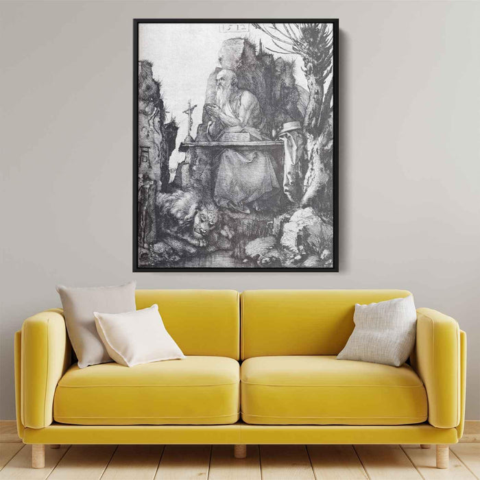 St. Jerome By The Pollard Willow (1512) by Albrecht Durer - Canvas Artwork