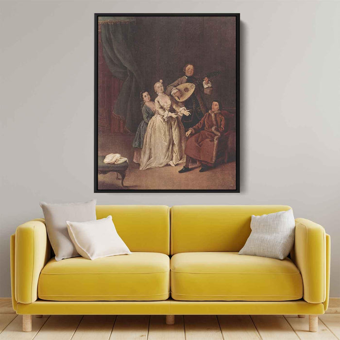 The Family Concert (1760) by Pietro Longhi - Canvas Artwork