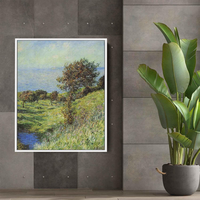 Cliffs of Varengeville, Gust of Wind by Claude Monet - Canvas Artwork