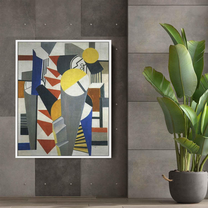 Composition (1918) by Fernand Leger - Canvas Artwork