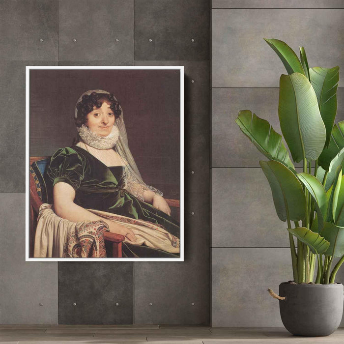 Comtes de Tournon, née Geneviève de Seytres Caumont by Jean Auguste Dominique Ingres - Canvas Artwork