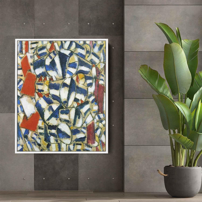 Contrast of form (1913) by Fernand Leger - Canvas Artwork