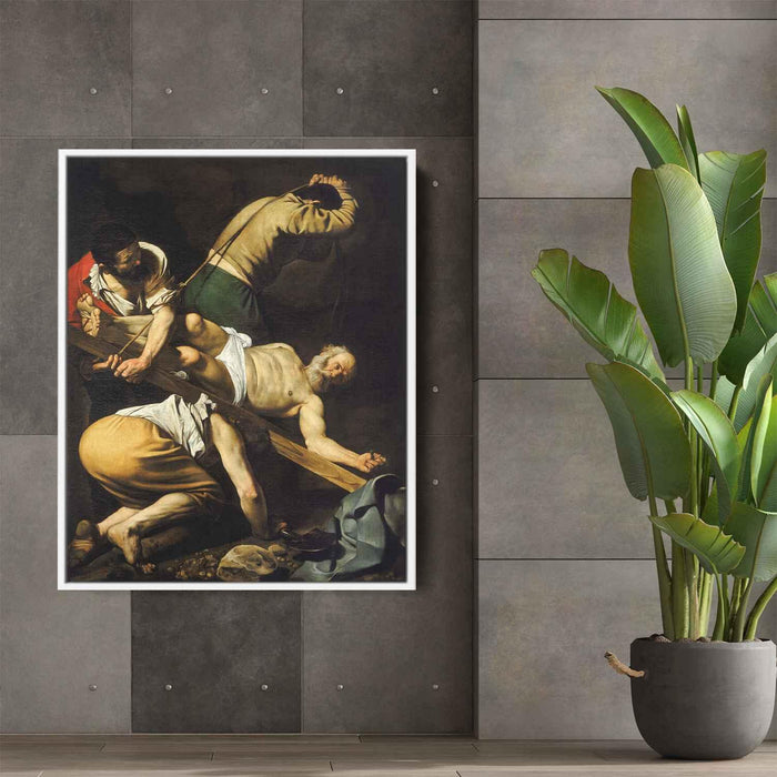 Crucifixion of Saint Peter (1601) by Caravaggio - Canvas Artwork