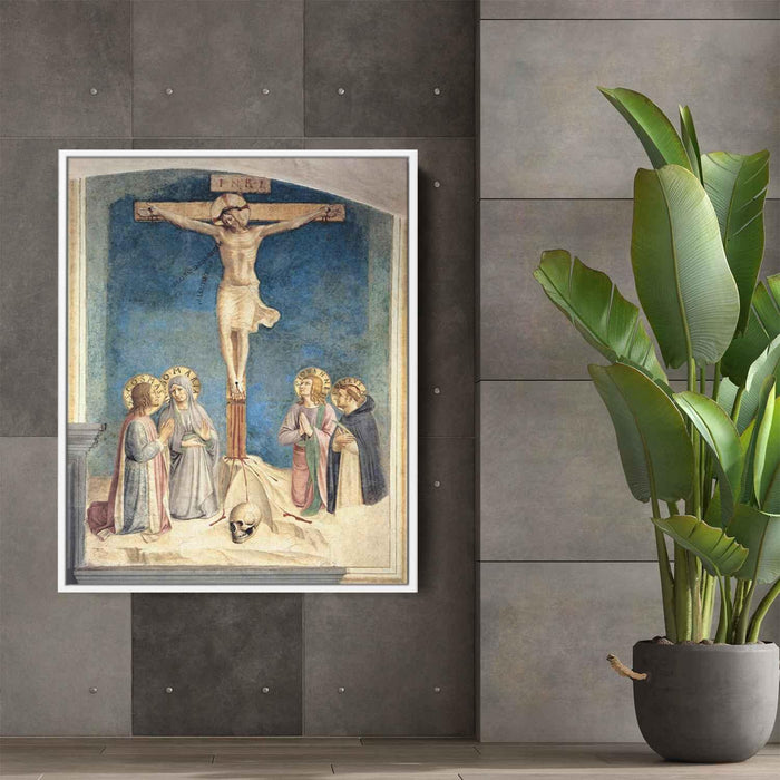 Crucifixion with the Virgin and Sts. Cosmas, John the Evangelist and Peter Martyr by Fra Angelico - Canvas Artwork