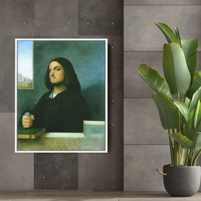 Portrait of a Venetian Gentleman (1510) by Giorgione - Canvas Artwork