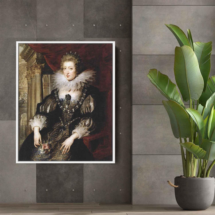 Portrait of Anne of Austria (1622) by Peter Paul Rubens - Canvas Artwork