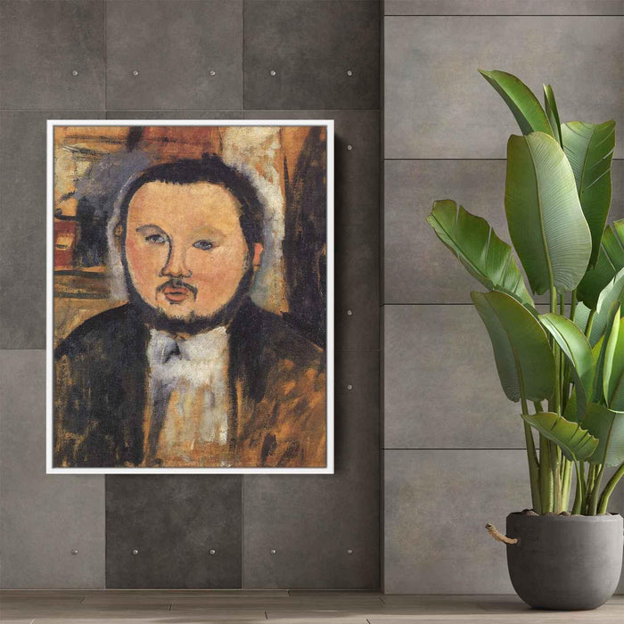 Portrait of Diego Rivera (1914) by Amedeo Modigliani - Canvas Artwork