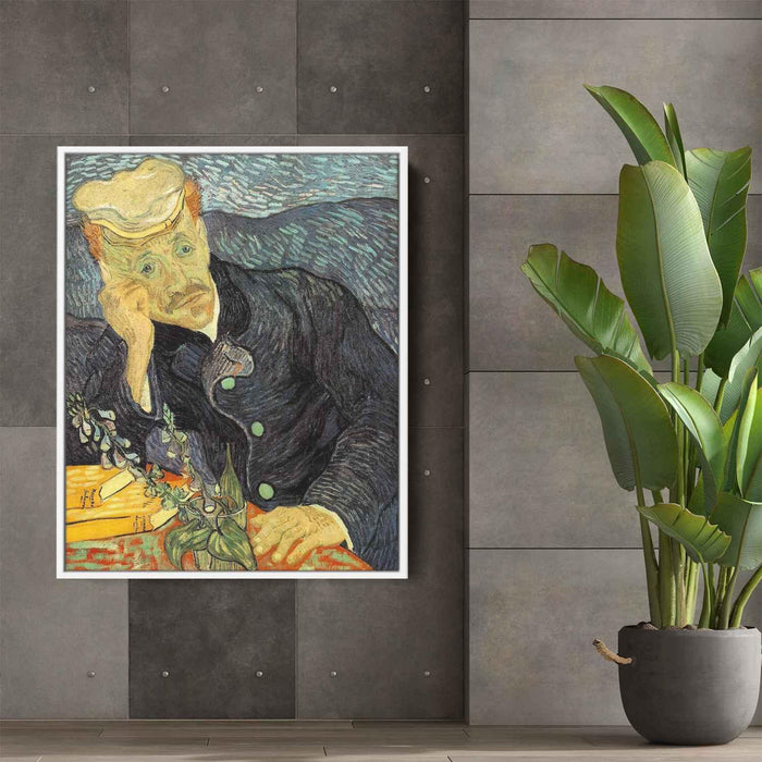 Portrait of Doctor Gachet (1890) by Vincent van Gogh - Canvas Artwork