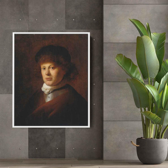 Portrait of Rembrandt van Rijn (1628) by Rembrandt - Canvas Artwork