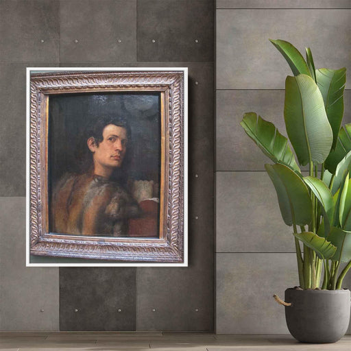 Portrait of young man by Giorgione - Canvas Artwork