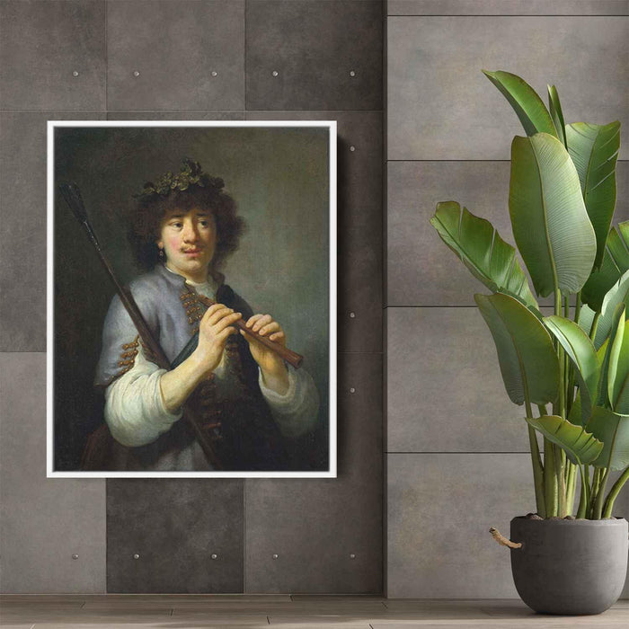 Rembrandt as Shepherd (1636) by Rembrandt - Canvas Artwork