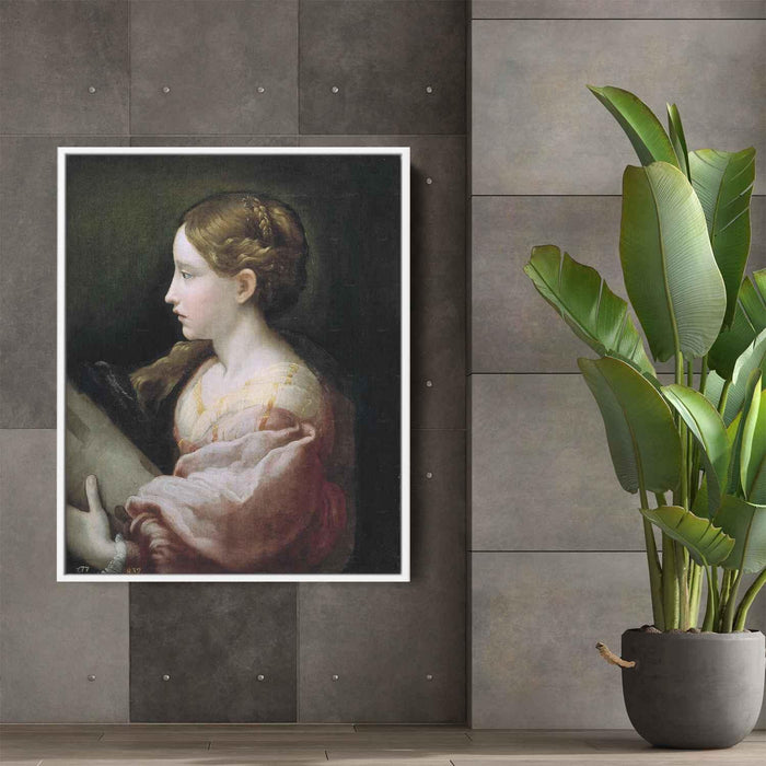 Saint Barbara (1522) by Parmigianino - Canvas Artwork