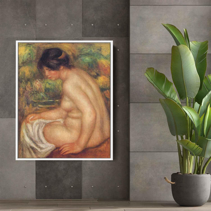 Seated Nude in Profile (Gabrielle) (1913) by Pierre-Auguste Renoir - Canvas Artwork
