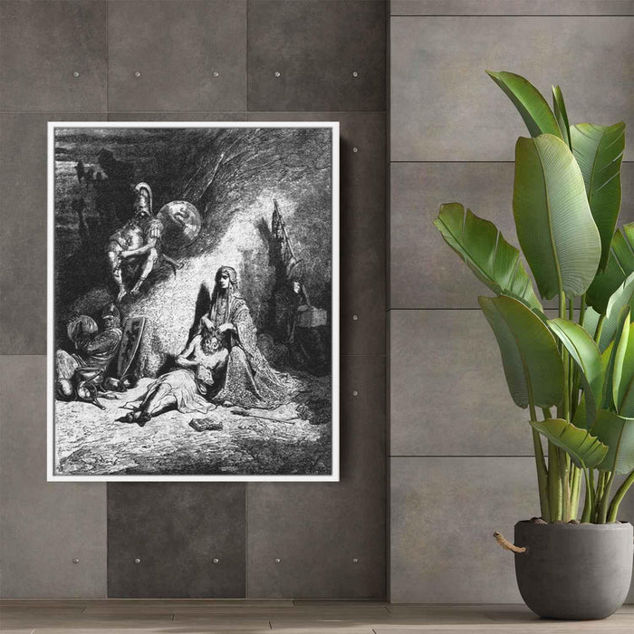Semiramide, spidocchiatrice di straccioni by Gustave Dore - Canvas Artwork