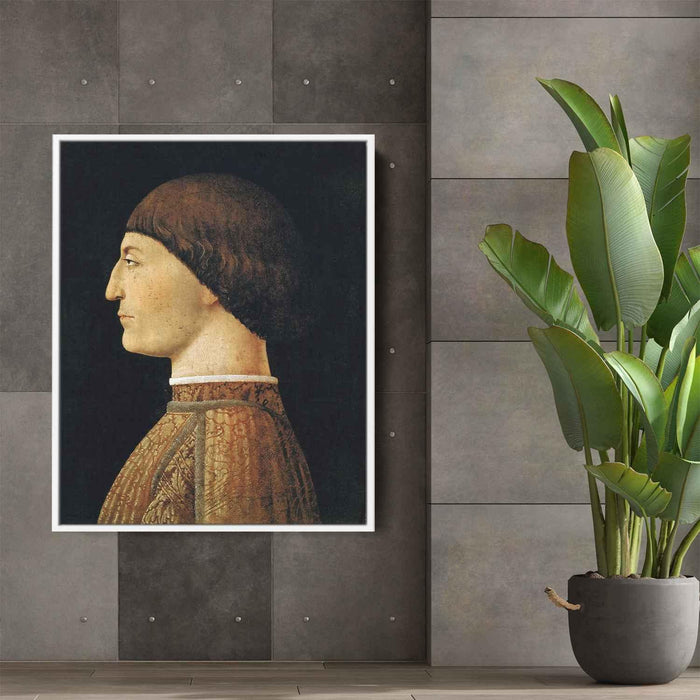 Sigismondo Malatesta (1451) by Piero della Francesca - Canvas Artwork