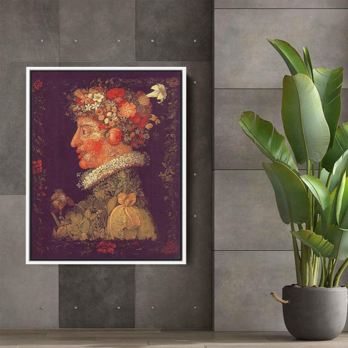 Spring (1573) by Giuseppe Arcimboldo - Canvas Artwork