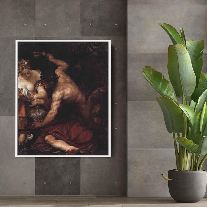 Temptation of St Anthony (1553) by Paolo Veronese - Canvas Artwork