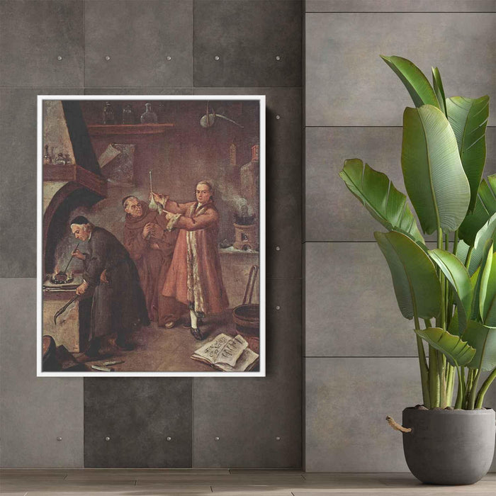 The Alchemists by Pietro Longhi - Canvas Artwork