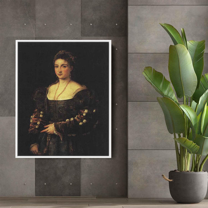 The Beauty (1536) by Titian - Canvas Artwork