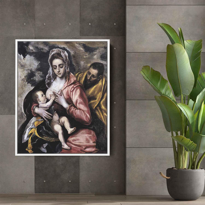 The Holy Family (1660) by Bartolome Esteban Murillo - Canvas Artwork