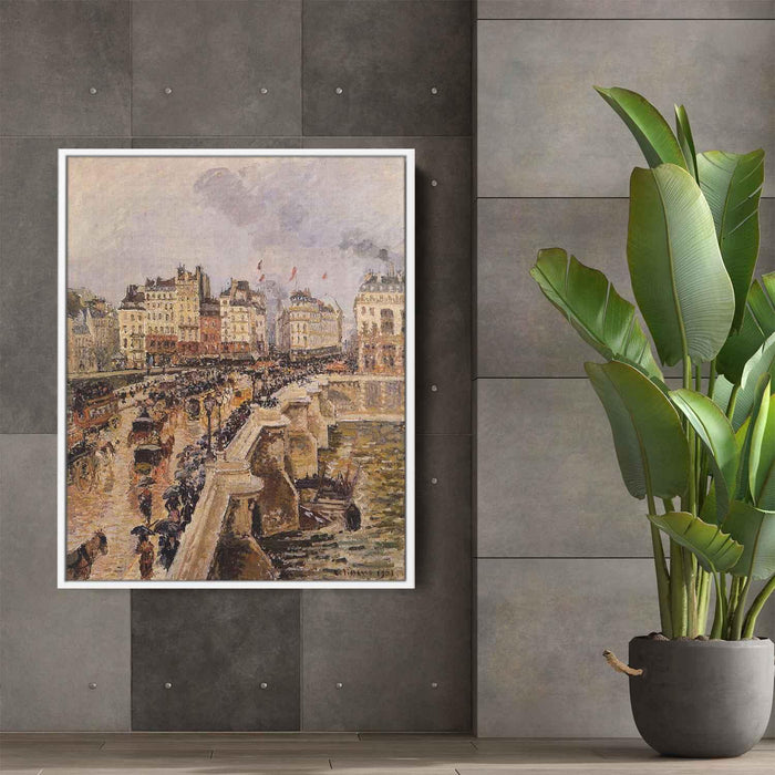 The Pont Neuf, Rainy Afternoon by Camille Pissarro - Canvas Artwork