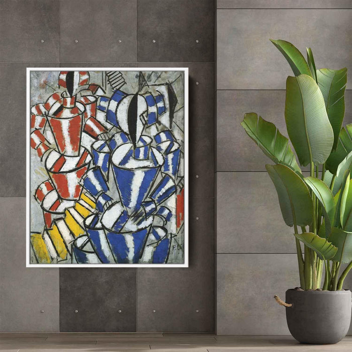 The Staircase (1913) by Fernand Leger - Canvas Artwork