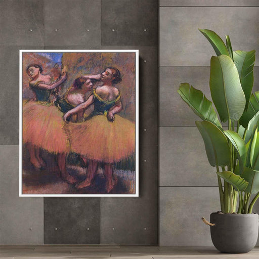 Three Dancers, Green Blouses by Edgar Degas - Canvas Artwork